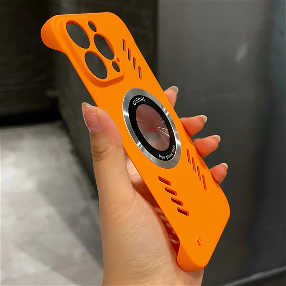 Aero-Mag Frameless Cooling Magnetic MagSafe Case for iPhone – Heat-Dissipating Aero-Mag Frameless Cooling Magnetic MagSafe Case for iPhone – Heat-Dissipating