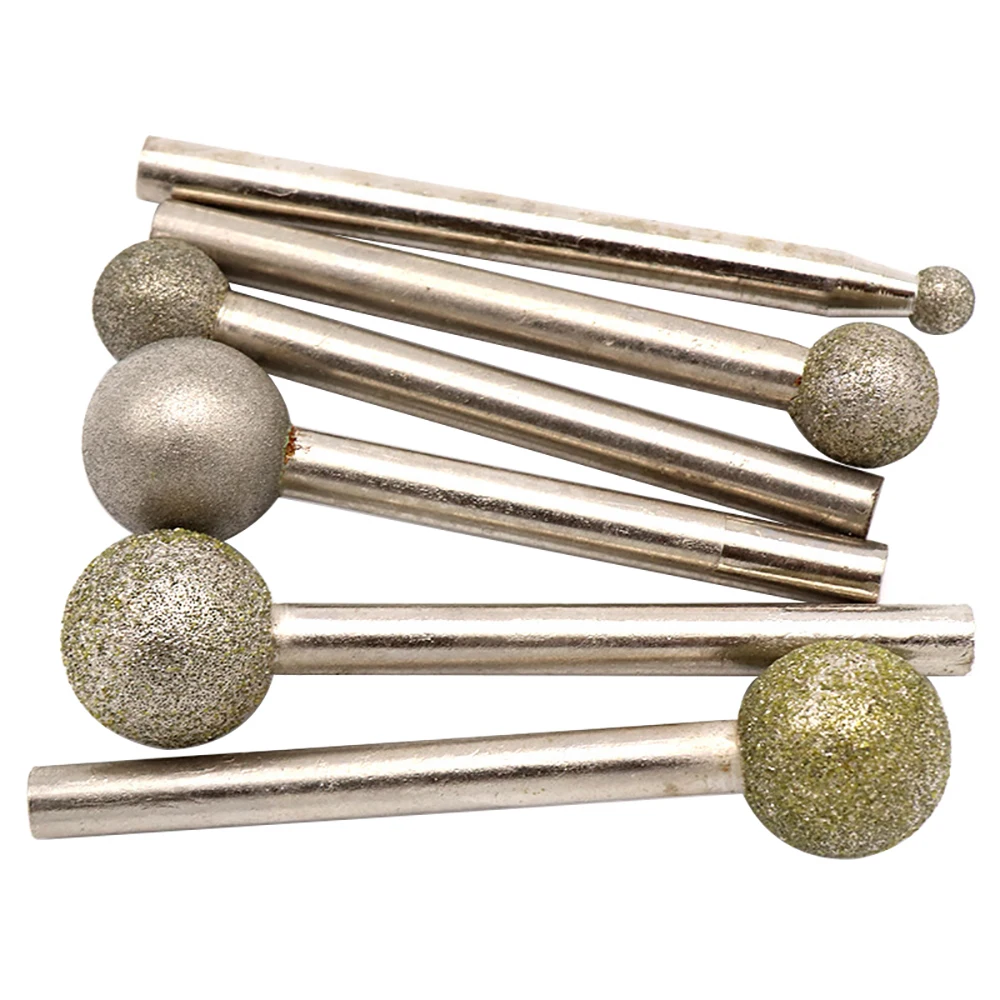 6mm-50mm Round Ball Diamond Burrs 6/8mm Shank bits Rotary Tool Engraving Etching Abrasive Tool Glass Carving
6mm-50mm Round Ball Diamond Burrs 6/8mm Shank bits Rotary Tool Engraving Etching Abrasive Tool Glass Carving