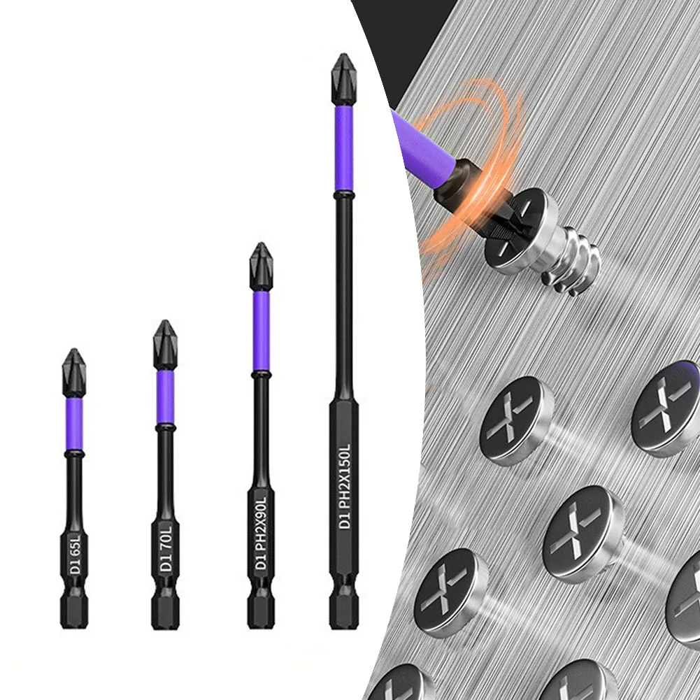 4PC Non-slip PH2 Magnetic Batch Head Cross Screwdriver Hardness Impact Drill Bit For Electric Impact Driver Power Tool
4PC Non-slip PH2 Magnetic Batch Head Cross Screwdriver Hardness Impact Drill Bit For Electric Impact Driver Power Tool