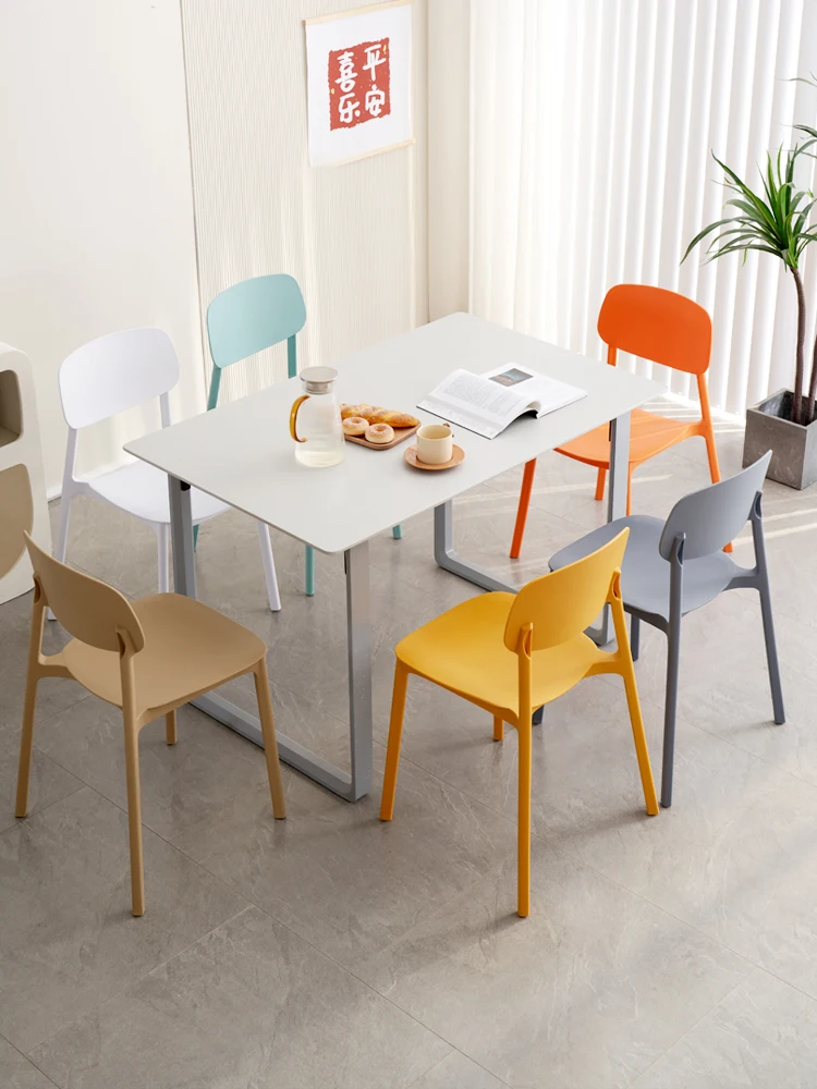 Nordic Plastic Dining Chair Modern Simple Home Backrest Stool Desk Chair Internet Celebrity Milk Tea Shop Chair Cosmetic Chair
Nordic Plastic Dining Chair Modern Simple Home Backrest Stool Desk Chair Internet Celebrity Milk Tea Shop Chair Cosmetic Chair