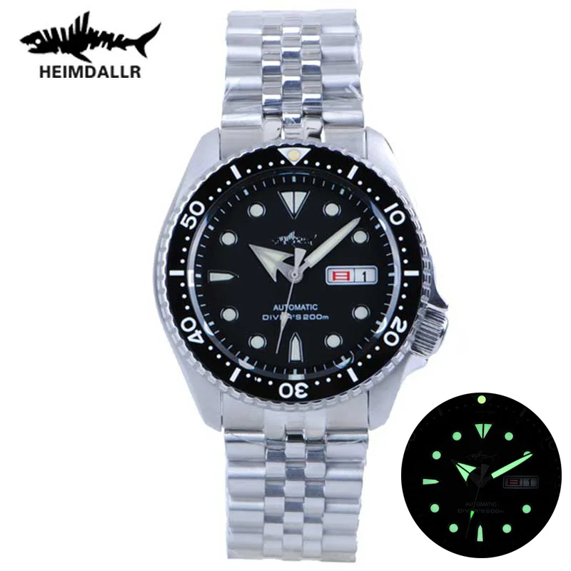 Heimdallr SKX007 Diver Men's Watches 46mm Black Dial Stainless Steel 200M NH36A Diver Watch Automatic Mechanical Watch For Men
Heimdallr SKX007 Diver Men's Watches 46mm Black Dial Stainless Steel 200M NH36A Diver Watch Automatic Mechanical Watch For Men