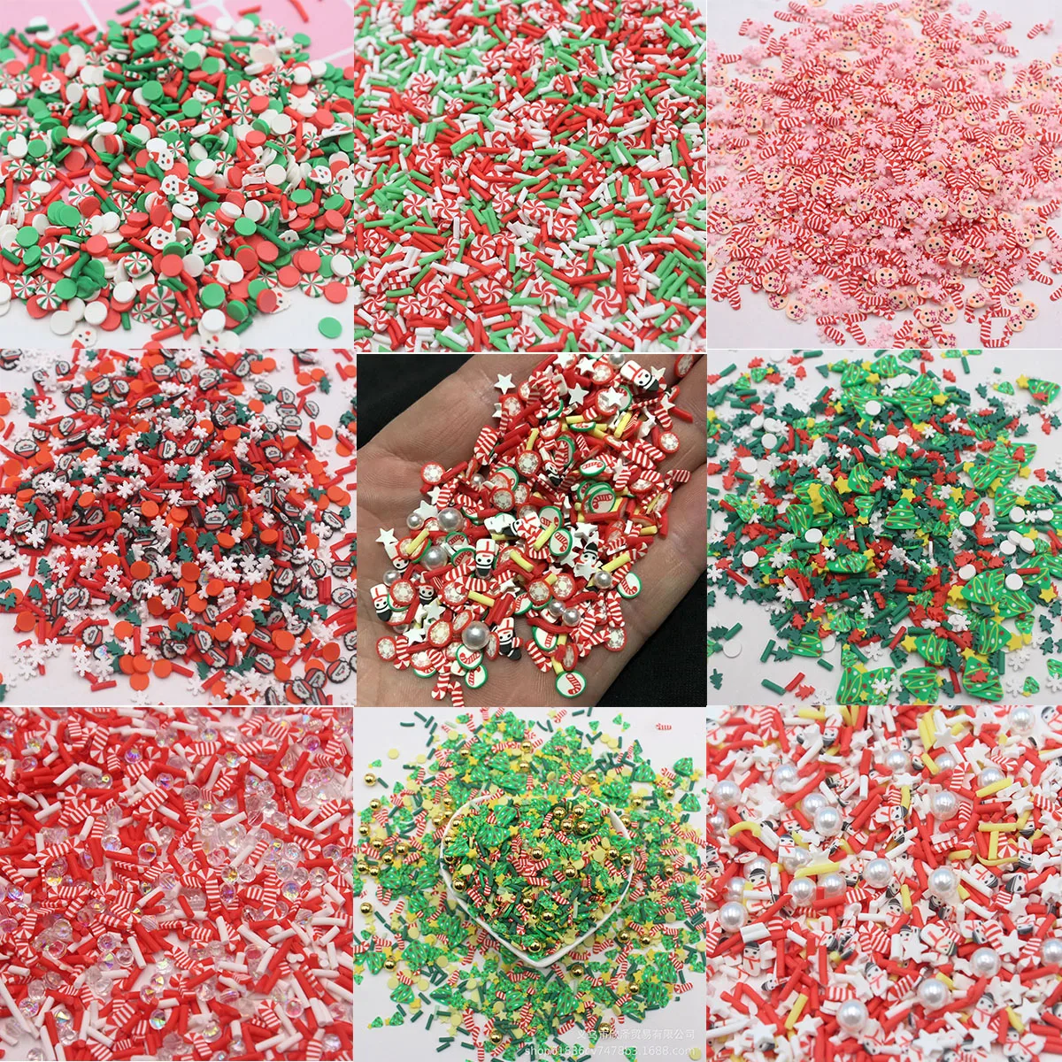 100g/Lot Christmas Series Trees Santa Socks Gingerbreadman Crutch Mixture Clay Slices Sprinkles for Shakers DIY Crafts
100g/Lot Christmas Series Trees Santa Socks Gingerbreadman Crutch Mixture Clay Slices Sprinkles for Shakers DIY Crafts