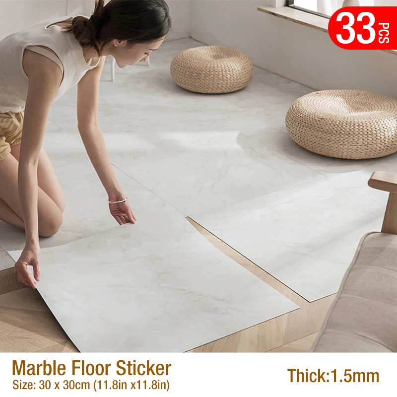 9.8feet 33pcs Simulated Marble Tile Floor Sticker Waterproof Self-adhesive Living room Toilet Kitchen Home Floor 3d Wall sticker
9.8feet 33pcs Simulated Marble Tile Floor Sticker Waterproof Self-adhesive Living room Toilet Kitchen Home Floor 3d Wall sticker