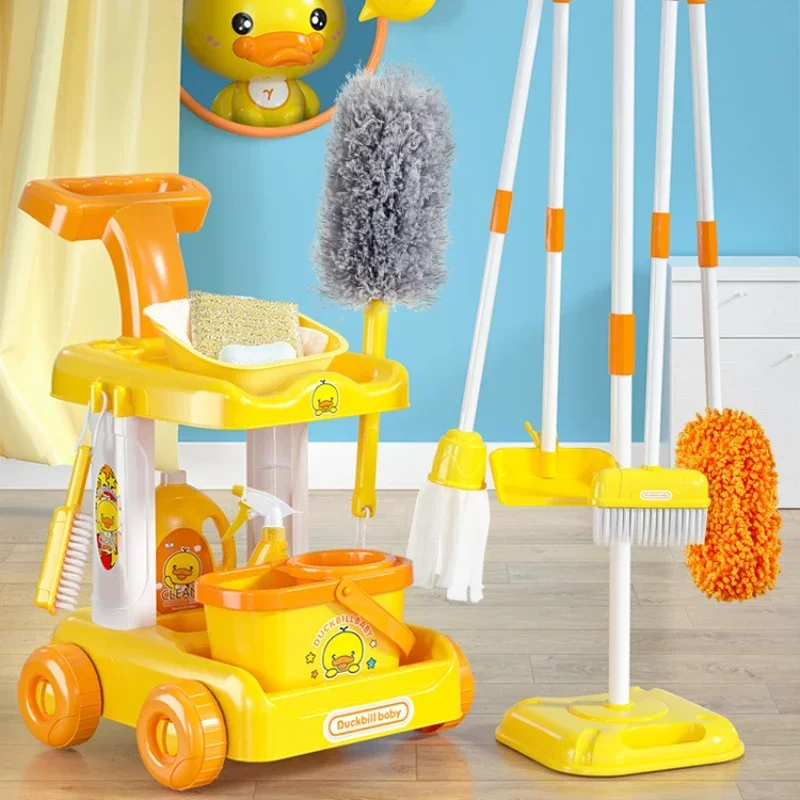 Children's sweeping toy set, dustpan, baby cleaning broom, girl's family birthday gift
Children's sweeping toy set, dustpan, baby cleaning broom, girl's family birthday gift