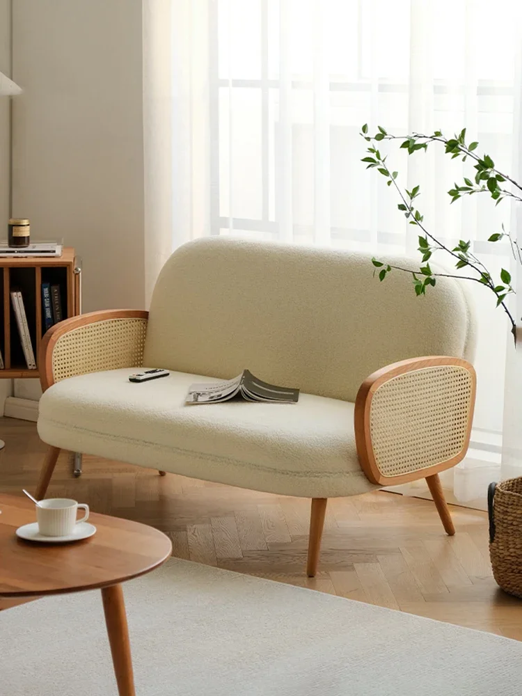 Xl Single-Seat Sofa Chair Living Room Balcony Home Chair Retro Log Style Rattan Chair
Xl Single-Seat Sofa Chair Living Room Balcony Home Chair Retro Log Style Rattan Chair