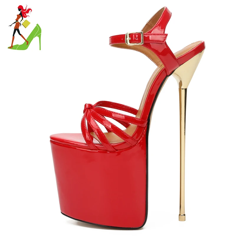 Hey Si Mey Larger Size 46 Men's Sandals 22CM Heels Platform Women sandals Cross Fine Knotted Metal Heel Party Shoes Model Show
Hey Si Mey Larger Size 46 Men's Sandals 22CM Heels Platform Women sandals Cross Fine Knotted Metal Heel Party Shoes Model Show