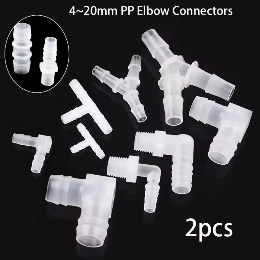 2pcs Plastic PP Elbow Connectors High Quality Transparent 4~20mm Air Pump Aerator Aquarium Tank Fittings Hose Connector
2pcs Plastic PP Elbow Connectors High Quality Transparent 4~20mm Air Pump Aerator Aquarium Tank Fittings Hose Connector