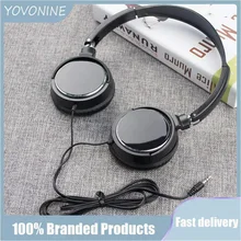 YOVONINE Universal Headphone Over Ear HiFi Stereo Sound Portable Wired Headset for Mobile Phone