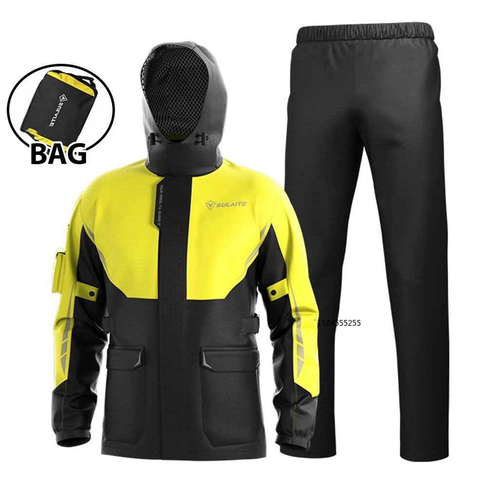New Motorcycle Raincoat Waterproof Jacket Men Women Rain Cover Rider Raincoat for Motorcyclist Hiking Camping Fishing Clothing 50 Se75413b5411d46039391f74b122df754w