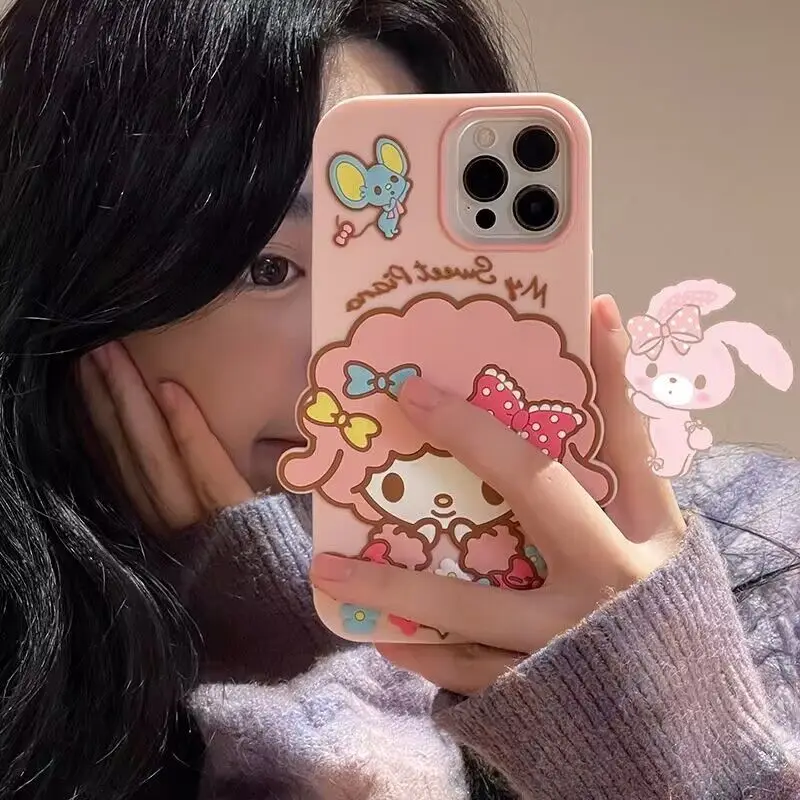 Силиконовый чехол Sanrio для iPhone 11 12 13 14 15 с мультяшными мотивами My Melody и бабочками
Силиконовый чехол Sanrio для iPhone 11 12 13 14 15 с мультяшными мотивами My Melody и бабочками