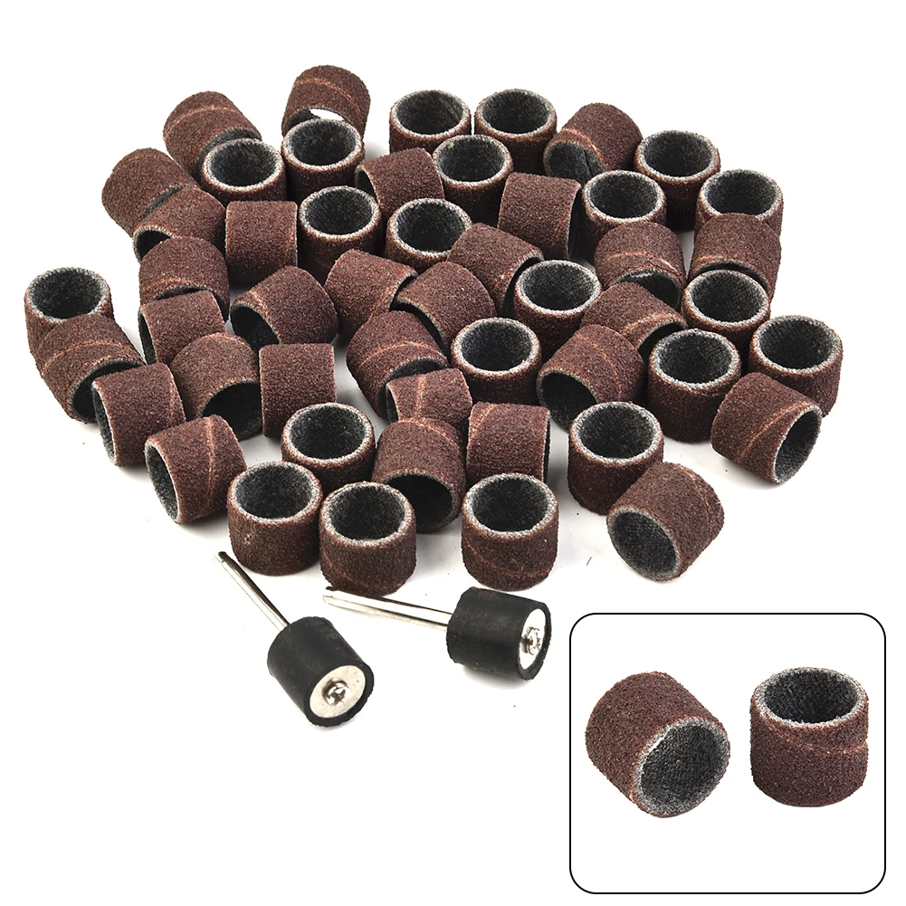 Abrasive Tool Kit Accessories Attachment Sanding Bands Polishing Grinding 100Pcs 80 Grit Sleeves W/ 2 Mandrels
Abrasive Tool Kit Accessories Attachment Sanding Bands Polishing Grinding 100Pcs 80 Grit Sleeves W/ 2 Mandrels