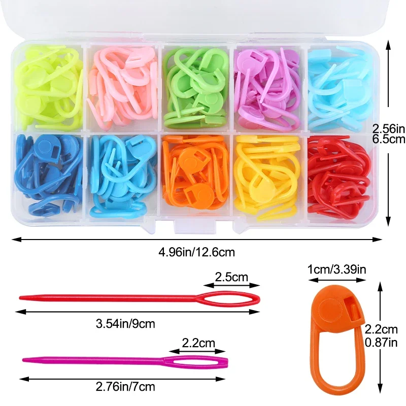150/102 Pcs Locking Stitch Markers Colorful Plastic Knitting Crochet Locking Markers Crochet Needle Clip Hook Tool 
150/102 Pcs Locking Stitch Markers Colorful Plastic Knitting Crochet Locking Markers Crochet Needle Clip Hook Tool