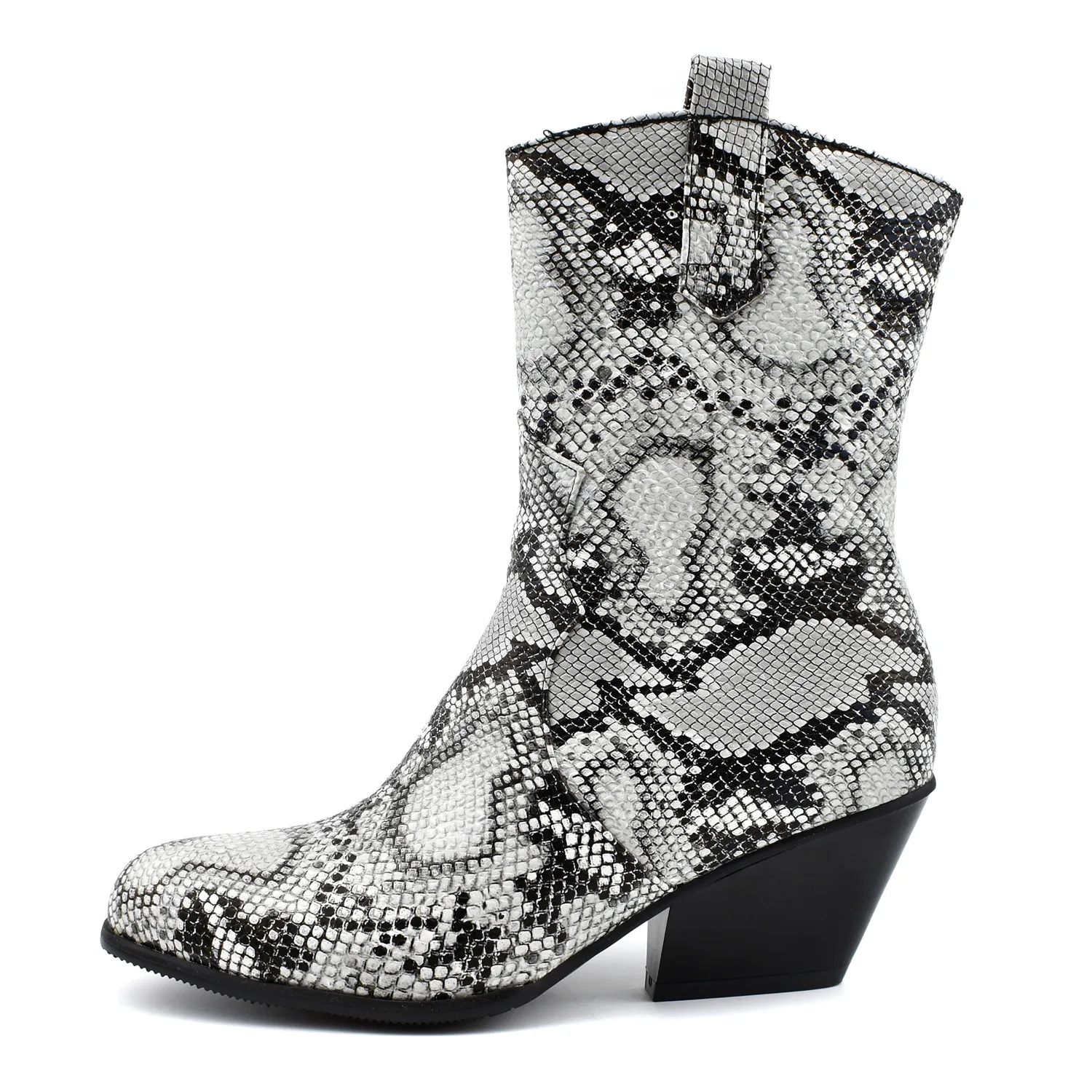 2022 Winter Chunky Heels Pointed Toe Female Ankle Boots Ladies Boots Pure Color Snakeskin Short Boots New BigSize 44 45 46 47 48
2022 Winter Chunky Heels Pointed Toe Female Ankle Boots Ladies Boots Pure Color Snakeskin Short Boots New BigSize 44 45 46 47 48