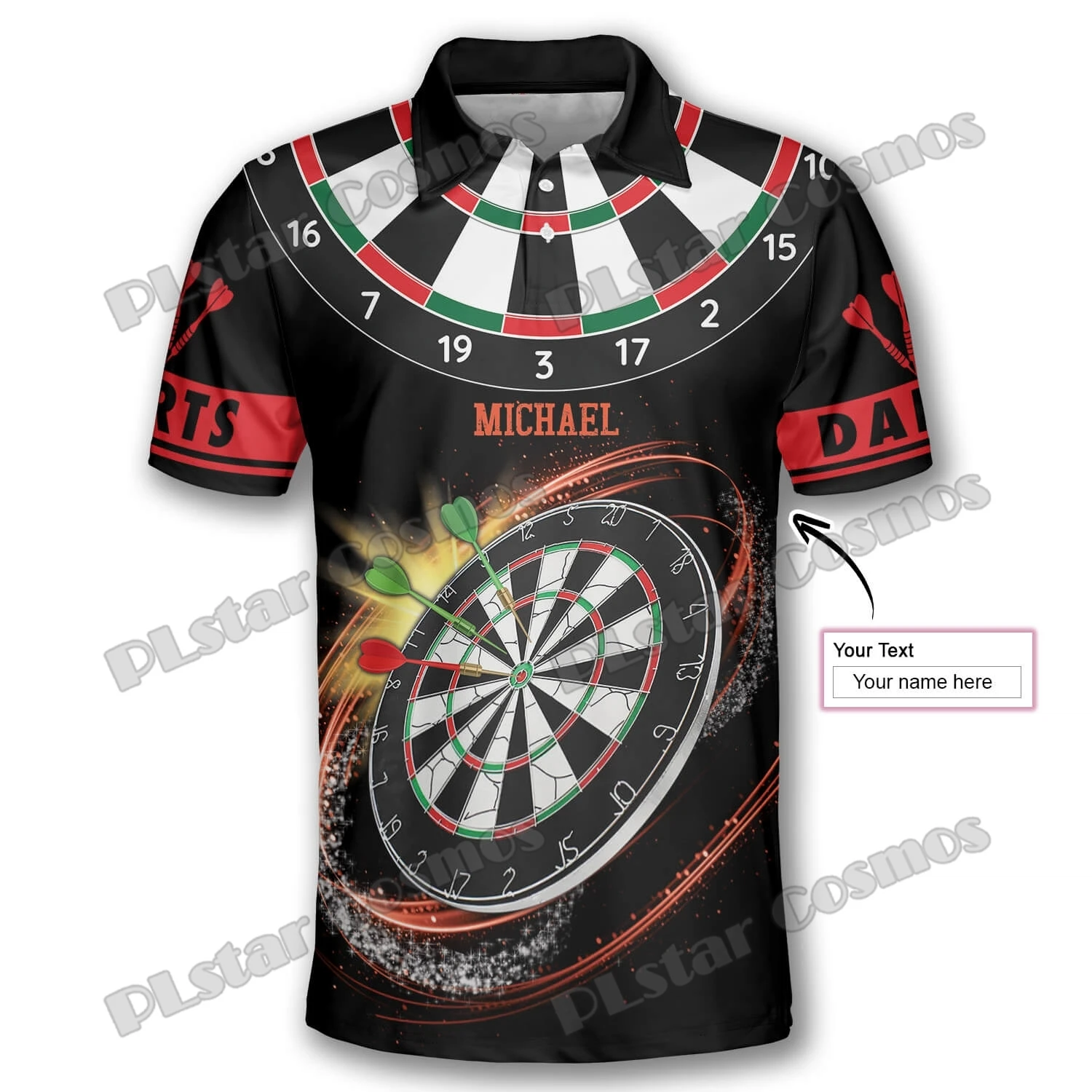 Darts Red Black Version Pattern Personalized 3D Printed Fashion Men's Polo Shirts Summer Casual Unisex Premium Polo Shirt PLP36
Darts Red Black Version Pattern Personalized 3D Printed Fashion Men's Polo Shirts Summer Casual Unisex Premium Polo Shirt PLP36
