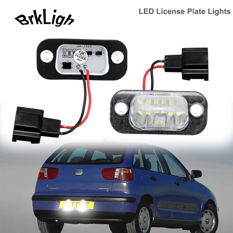 2Pcs Canbus LED Number License Plate Lights Lamps For VW Golf 3 Polo MK3 Calssic Variant Derby Seat Ibiza Toledo Cordoba Vario
2Pcs Canbus LED Number License Plate Lights Lamps For VW Golf 3 Polo MK3 Calssic Variant Derby Seat Ibiza Toledo Cordoba Vario
