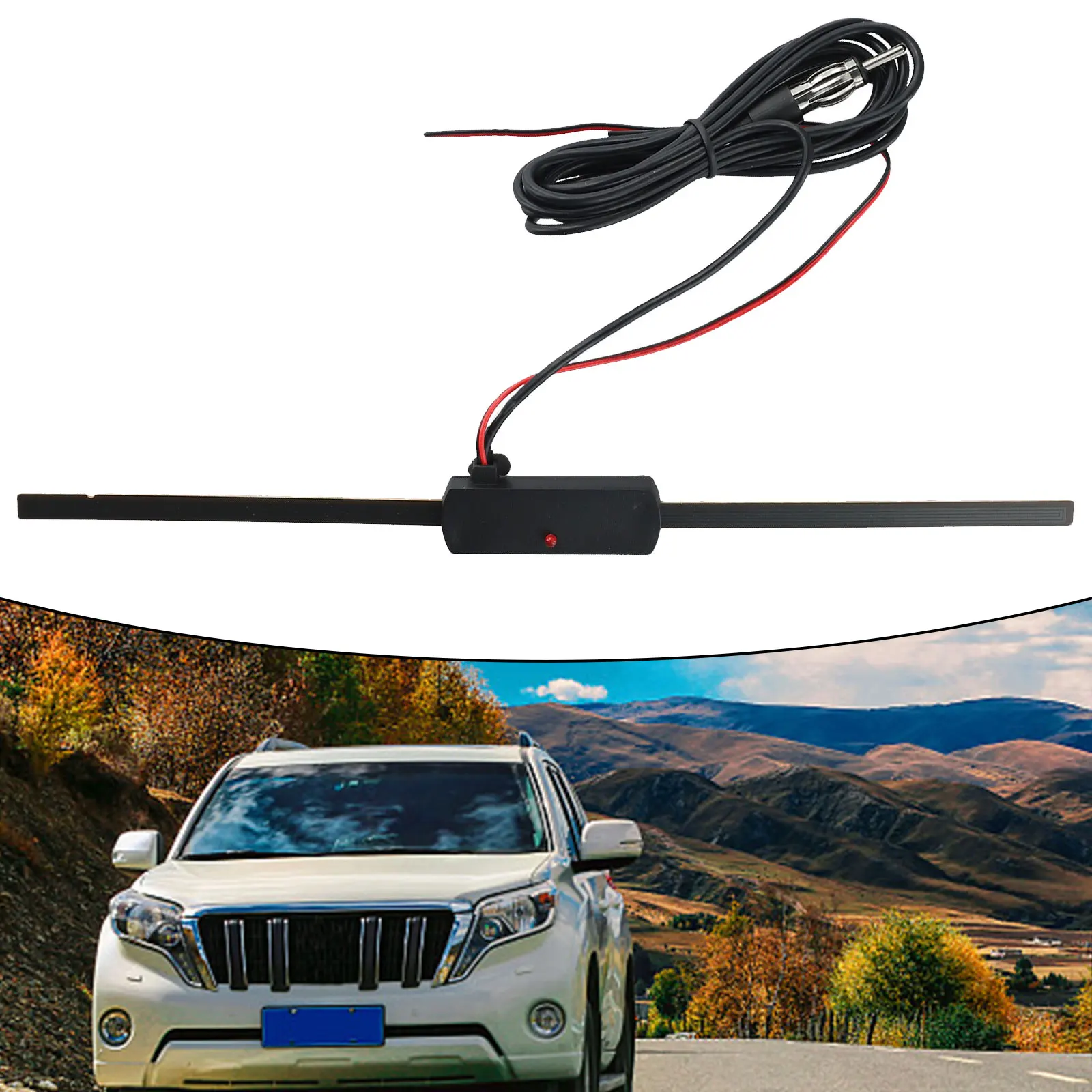 Windshield Cars AM FM Radio Antenna Signal Amplifier Booster 12V Universal Automobiles Exterior Accessories
Windshield Cars AM FM Radio Antenna Signal Amplifier Booster 12V Universal Automobiles Exterior Accessories