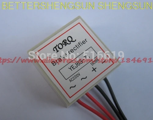 Free shipping YEJ63-71 (AC220V-DC99V), brake motor module rectifier (Y connection) rectifier
Free shipping YEJ63-71 (AC220V-DC99V), brake motor module rectifier (Y connection) rectifier