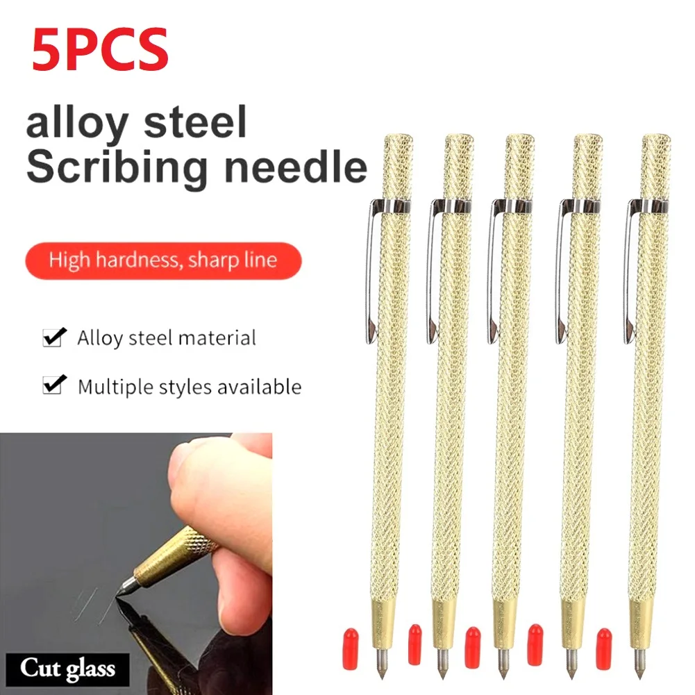 5pcs Diamond Metal Marker Engraving Pen Tungsten Carbide Tip Scriber Pen For Glass Ceramic Metal Wood Engraving Hand Tools
5pcs Diamond Metal Marker Engraving Pen Tungsten Carbide Tip Scriber Pen For Glass Ceramic Metal Wood Engraving Hand Tools