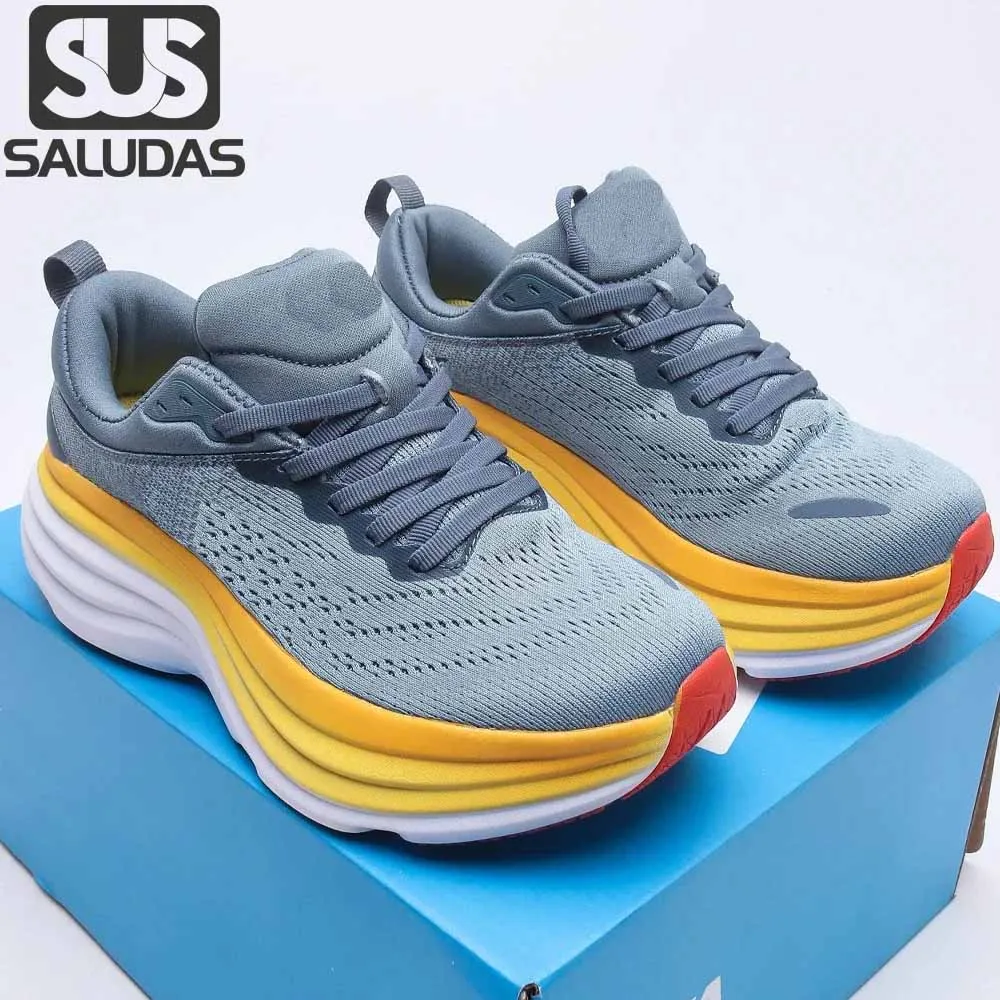 SALUDAS Bondi 8 Sneaker Outdoor Non Slip Mesh surface Breathable Jogging Sports Shoes Lightweight Cushioning Road running Shoes
SALUDAS Bondi 8 Sneaker Outdoor Non Slip Mesh surface Breathable Jogging Sports Shoes Lightweight Cushioning Road running Shoes