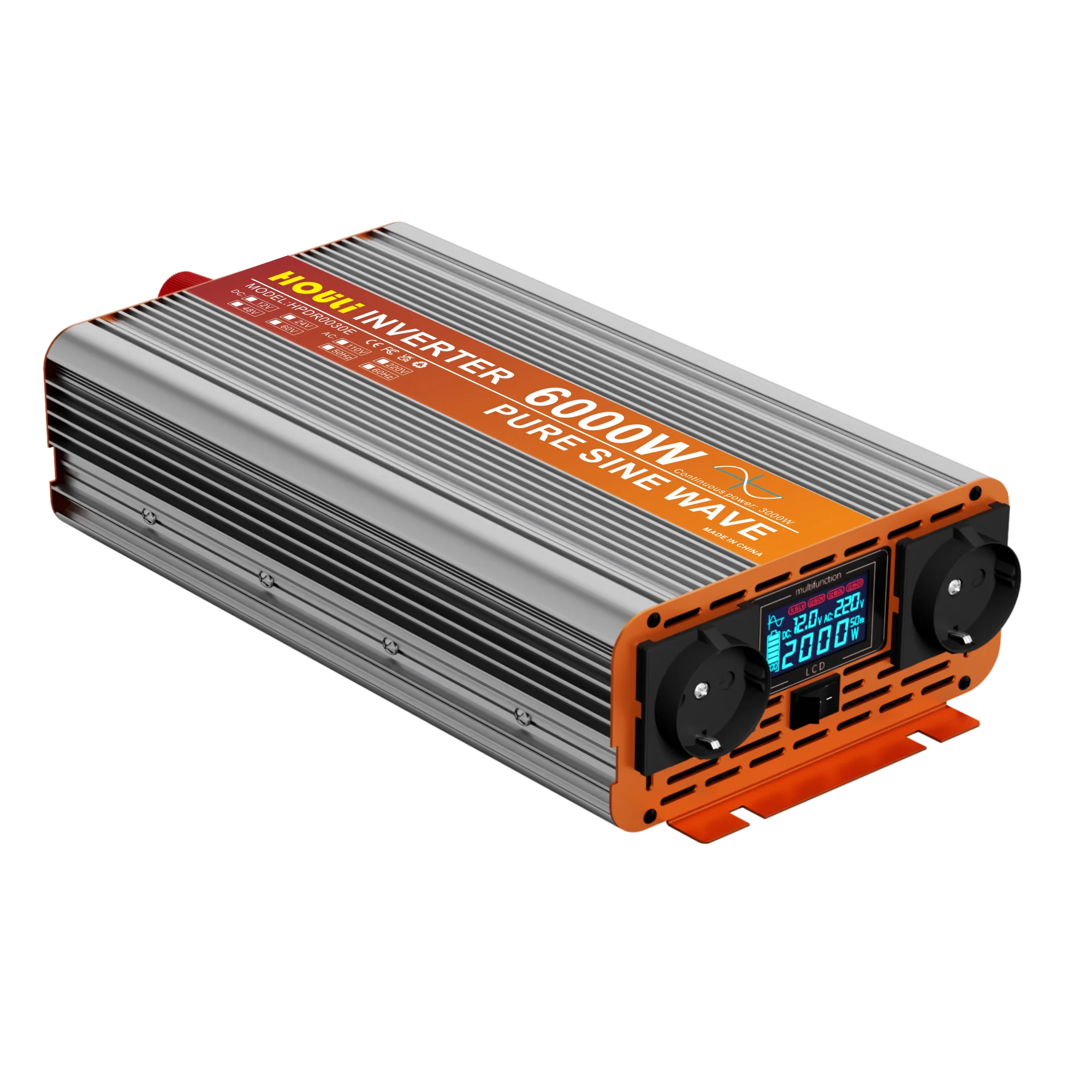 Inverter 5000W 6000W Pure Wave Inverters 24v to 220v Power Converters Transformer Convertidor De Corriente De 12v a 220 Inversor
Inverter 5000W 6000W Pure Wave Inverters 24v to 220v Power Converters Transformer Convertidor De Corriente De 12v a 220 Inversor