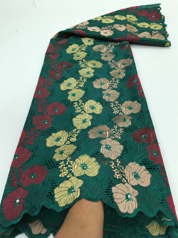 Kalume Latest Siwss Voile Lace 5Yards African Nigerian Cotton Lace Fabric Embroidery Lace High Quality for Christmas Dress F3613
Kalume Latest Siwss Voile Lace 5Yards African Nigerian Cotton Lace Fabric Embroidery Lace High Quality for Christmas Dress F3613