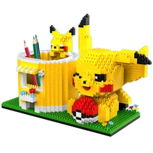 Pokemon Pikachu Creative Pen Holder Building Blocks Model Cartoon Anime Mini Kit Bricks Action Figure Kids Toys Children Gifts
Pokemon Pikachu Creative Pen Holder Building Blocks Model Cartoon Anime Mini Kit Bricks Action Figure Kids Toys Children Gifts