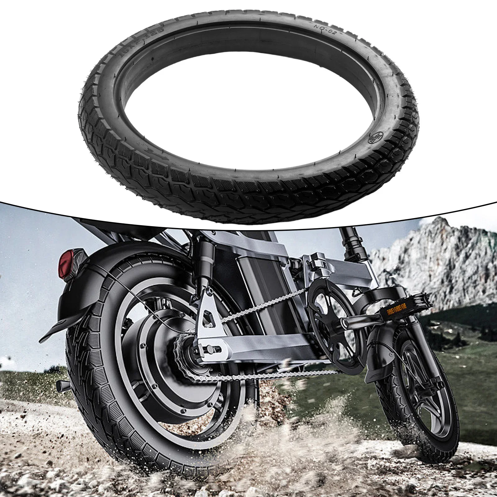 16 Inch Tire For Electric Bike Inflatable Tire Rubber Solid Tire 16*2.125(57-305) Bicycle For E Bikes 2023 New
16 Inch Tire For Electric Bike Inflatable Tire Rubber Solid Tire 16*2.125(57-305) Bicycle For E Bikes 2023 New