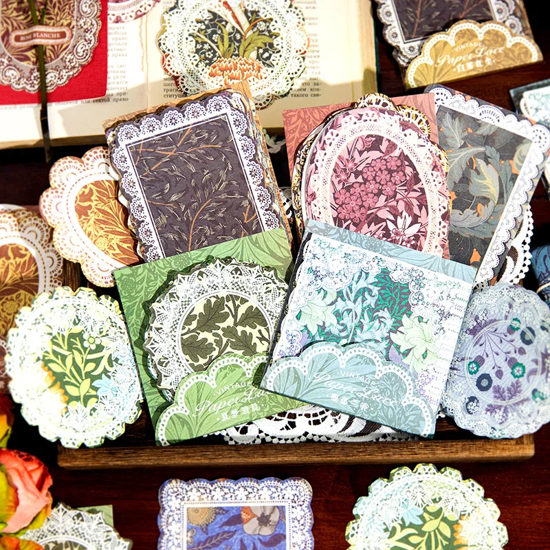 Vintage Lace Border Pattern Plant Flower Decorative Paper Diy Scrapbooking Material Paper Handmade Background Paper Retro Craft
Vintage Lace Border Pattern Plant Flower Decorative Paper Diy Scrapbooking Material Paper Handmade Background Paper Retro Craft