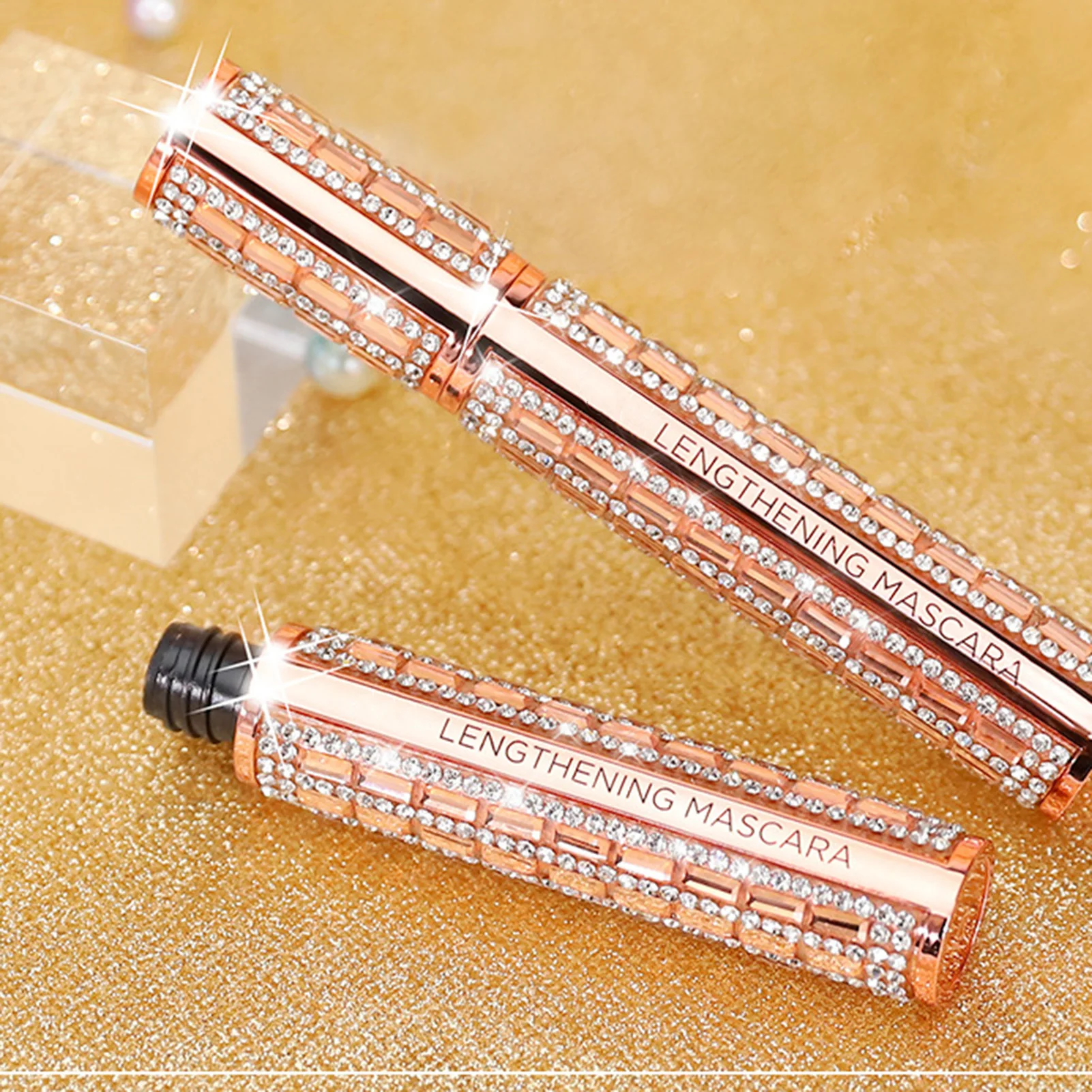 Thick Curling Mascara With Starry-Diamond Tube Waterproof Smudge-proof Eyelash Cream Women Cosmetic
Thick Curling Mascara With Starry-Diamond Tube Waterproof Smudge-proof Eyelash Cream Women Cosmetic