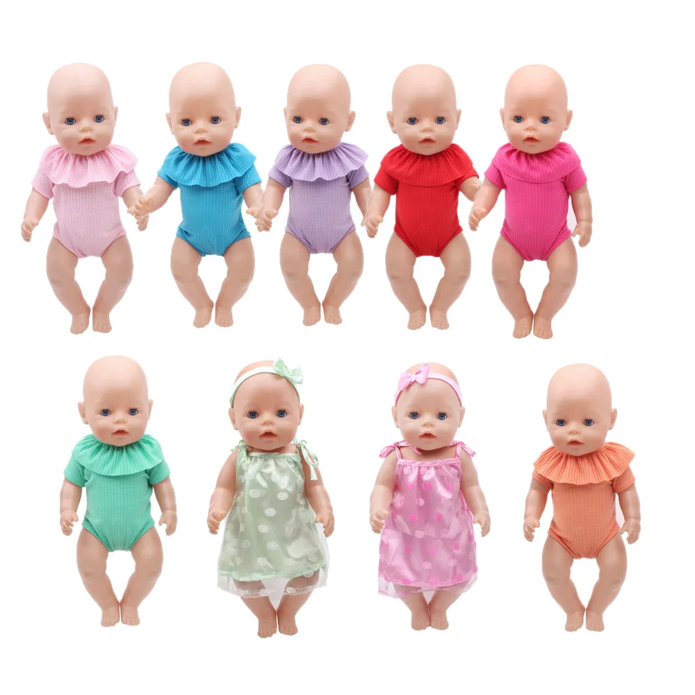 43 Cm Boy American Doll Clothes Summer Candy Color Dress Swimsuit Baby Toy Accessories 18 Inch Girl Birthday Gift F272
43 Cm Boy American Doll Clothes Summer Candy Color Dress Swimsuit Baby Toy Accessories 18 Inch Girl Birthday Gift F272