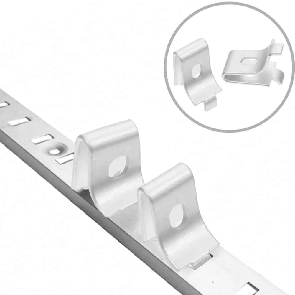 

Clips Shelf Support Clip Metal Stainless Steel Silver 1.18 X 1.18 X 0.59 Inches 50 Pc Adjustable Shelving Brackets