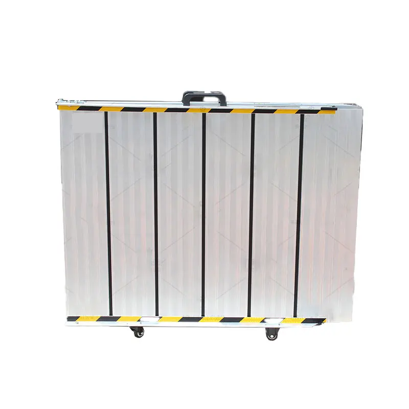 Up and down folding wheelchair ramp board portable mobile aluminum alloy pedal climbing stairs springboard barrier-free ramp
Up and down folding wheelchair ramp board portable mobile aluminum alloy pedal climbing stairs springboard barrier-free ramp