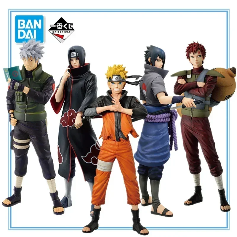 

BANDAI Ichiban KUJI Naruto Shippuden Uzumaki Naruto Uchiha Sasuke Uchiha Itachi Gaara Hatake Kakashi Anime Action Figures Toy