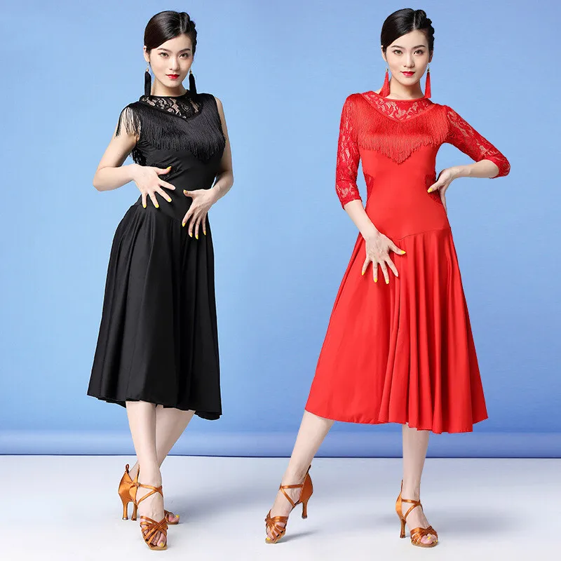 Latin dance dress swing dress training competition performance clothing women
Latin dance dress swing dress training competition performance clothing women