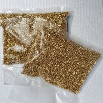 브래스 인서트 너트, 사출 성형 황동 널링 나사 인서트 너트, M1 M1.2 M1.4 M1.6 M2 M2.5 M3 M4 M5 M6 M8 M10, 5-100 개 상품 이미지