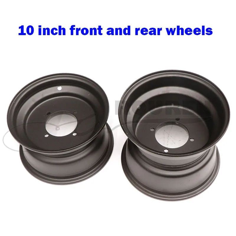 ATV 10 inch four-hole front and rear iron wheels for 22x10-10, 22x7-10 tires four-wheel Atv Go kart wheel parts
ATV 10 inch four-hole front and rear iron wheels for 22x10-10, 22x7-10 tires four-wheel Atv Go kart wheel parts