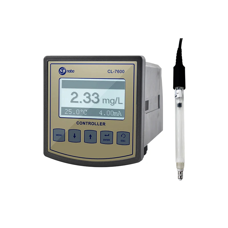 NOBO Residual Chlorine Meter For Water Chlorine Monitoring With RS485 And Dosing System Swimming Pool Chlorine Test
NOBO Residual Chlorine Meter For Water Chlorine Monitoring With RS485 And Dosing System Swimming Pool Chlorine Test