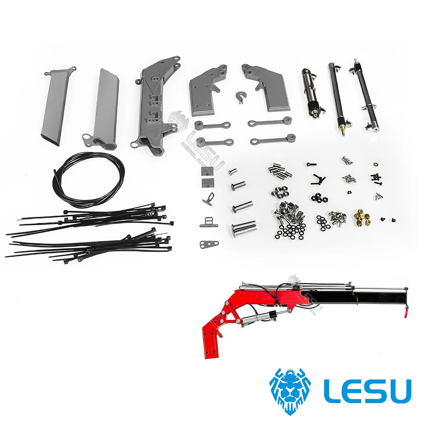 LESU Metal Crane Boom Fly Jib Arm Part for Building 1/14 Hydraulic RC Crane Truck KIT Unpainted Unassembled DIY Model In Stock
LESU Metal Crane Boom Fly Jib Arm Part for Building 1/14 Hydraulic RC Crane Truck KIT Unpainted Unassembled DIY Model In Stock