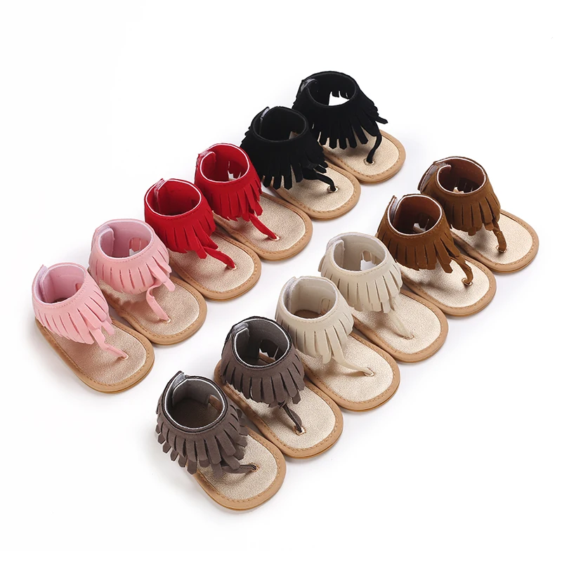 

Fashion 0-18 Months Newborns Multicolor Rubber Non-slip Shoes Walking Shoes Prewalker Baby Summer Slipper Beach Casual Sandals