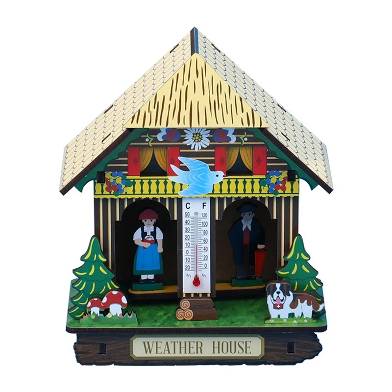 Sunny Rainy Box Accurate Indoor Thermometer Home Barometer House Hygrometer Plastic Hanging Weather Woman Clock
Sunny Rainy Box Accurate Indoor Thermometer Home Barometer House Hygrometer Plastic Hanging Weather Woman Clock