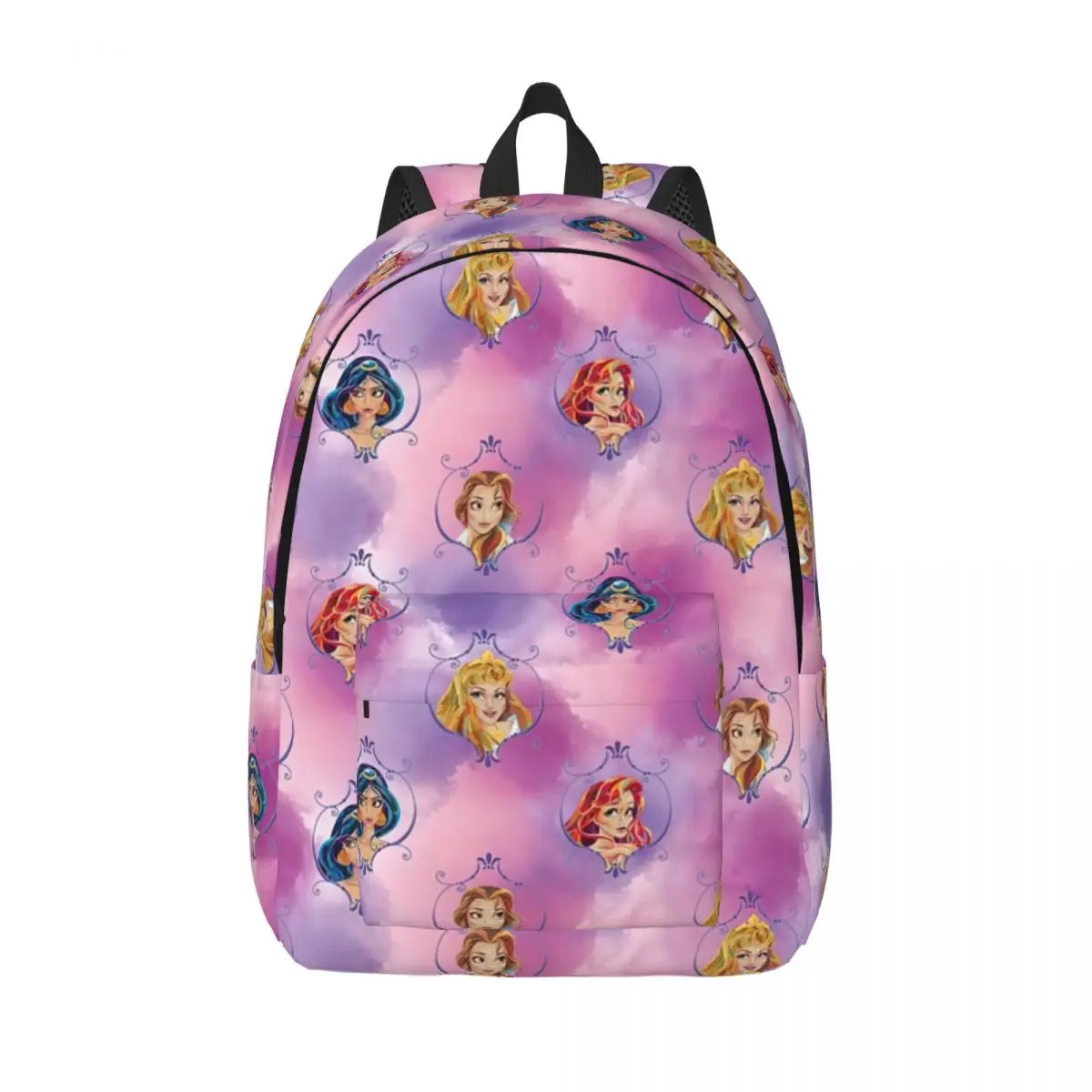 

Disney Принцесса Жасмин Белль и Ари для подростков школьная сумка для книг мультяшный холщовый рюкзак для начальной школы и колледжа Спорт