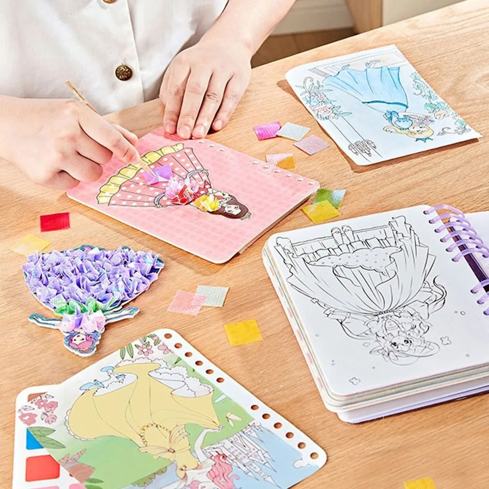 Cloth Dress Up Poking Stickers Poke Painting Paper Dressing Painting Sticker Color Cognition Graffiti Assembly Book
Cloth Dress Up Poking Stickers Poke Painting Paper Dressing Painting Sticker Color Cognition Graffiti Assembly Book