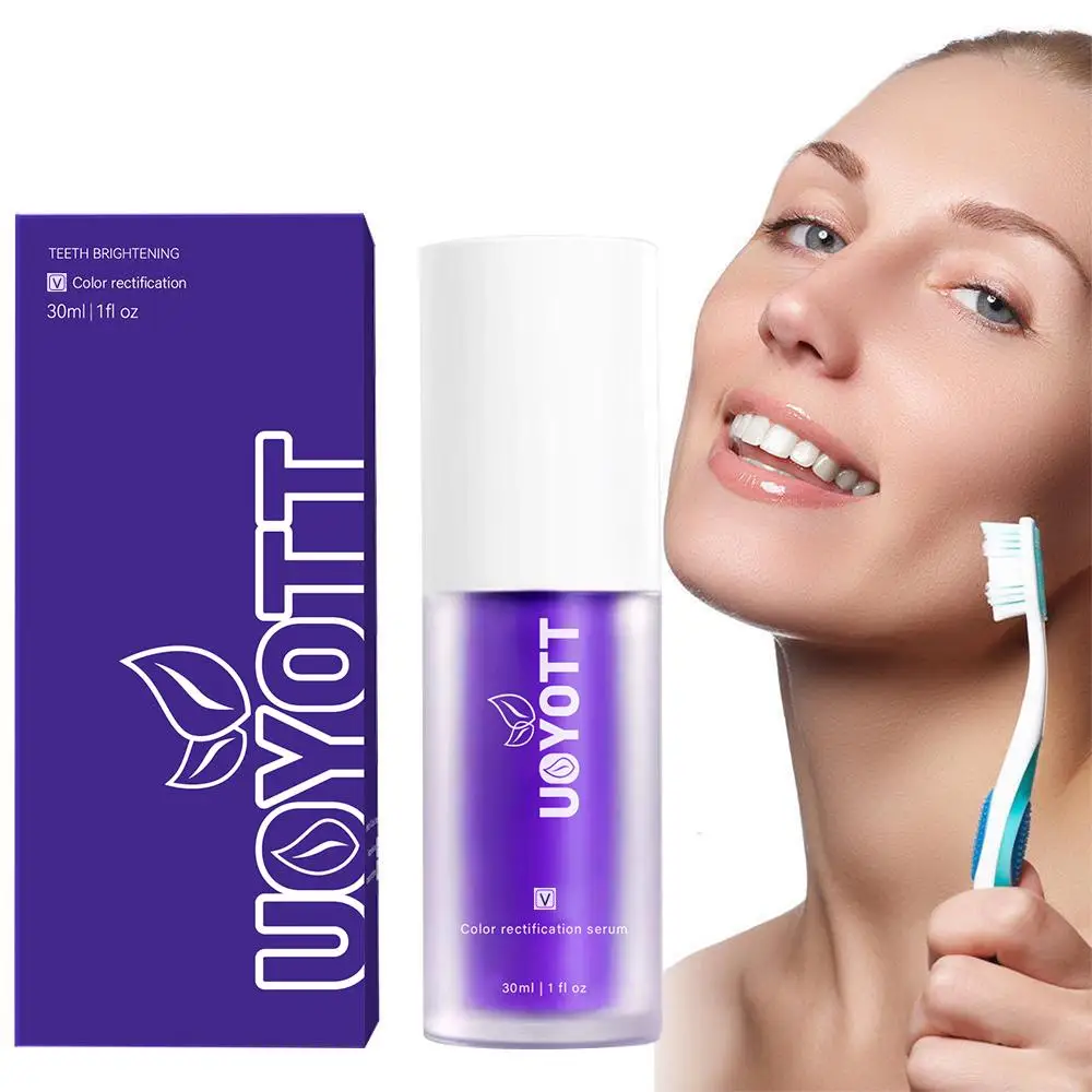 30ml Tooth Cleansing Mousse Purple Bottled Press Toothpaste Cleansing Teeth Refreshes Dental Stains Removal Breath Whitens W9N0
30ml Tooth Cleansing Mousse Purple Bottled Press Toothpaste Cleansing Teeth Refreshes Dental Stains Removal Breath Whitens W9N0