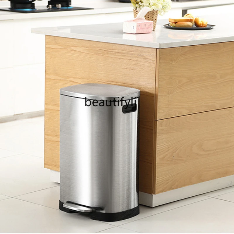 CXH Trash Can Kitchen Nordic Living Room Home Square White Pedal High-Grade Stainless Steel with Lid
CXH Trash Can Kitchen Nordic Living Room Home Square White Pedal High-Grade Stainless Steel with Lid