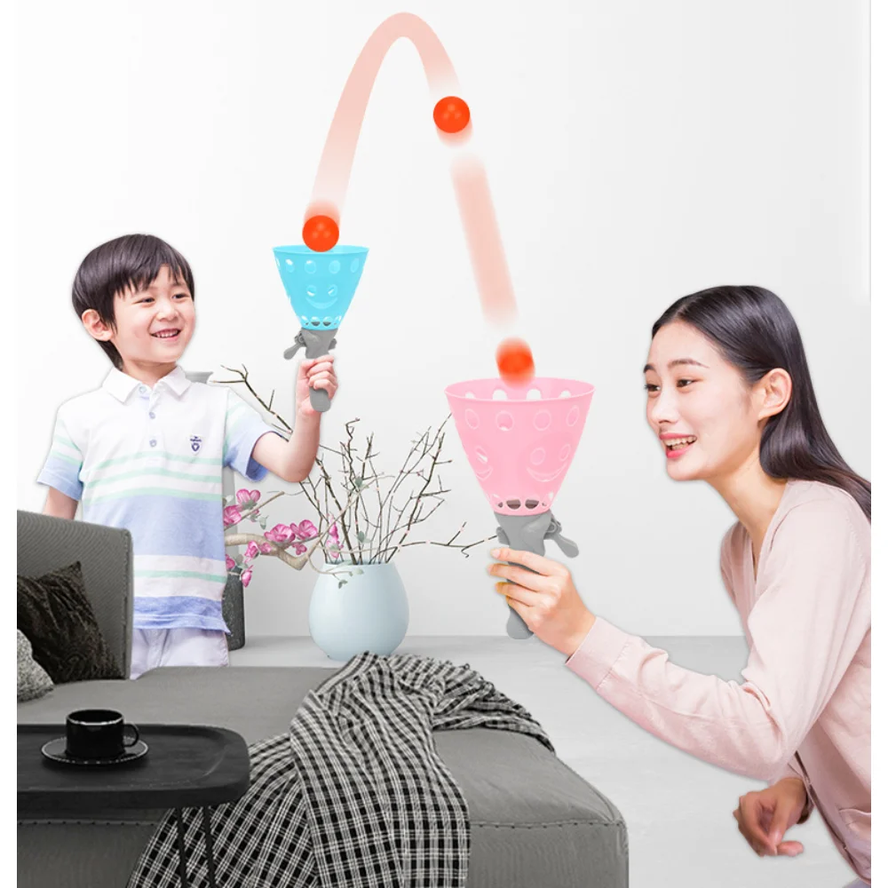 Children's Sports Toys Catapult Ball Outdoor Parent-child Puzzle Double Butt Bouncing Ball Plastic Throwing and Receiving Game
Children's Sports Toys Catapult Ball Outdoor Parent-child Puzzle Double Butt Bouncing Ball Plastic Throwing and Receiving Game