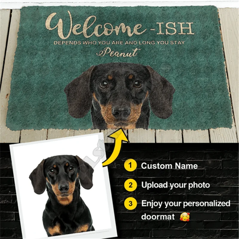 Welcomeish To Dog House Custom Photo Custom Name Doormat 3D Printed Non Slip Door Floor Mats Decor Porch Doormat
Welcomeish To Dog House Custom Photo Custom Name Doormat 3D Printed Non Slip Door Floor Mats Decor Porch Doormat