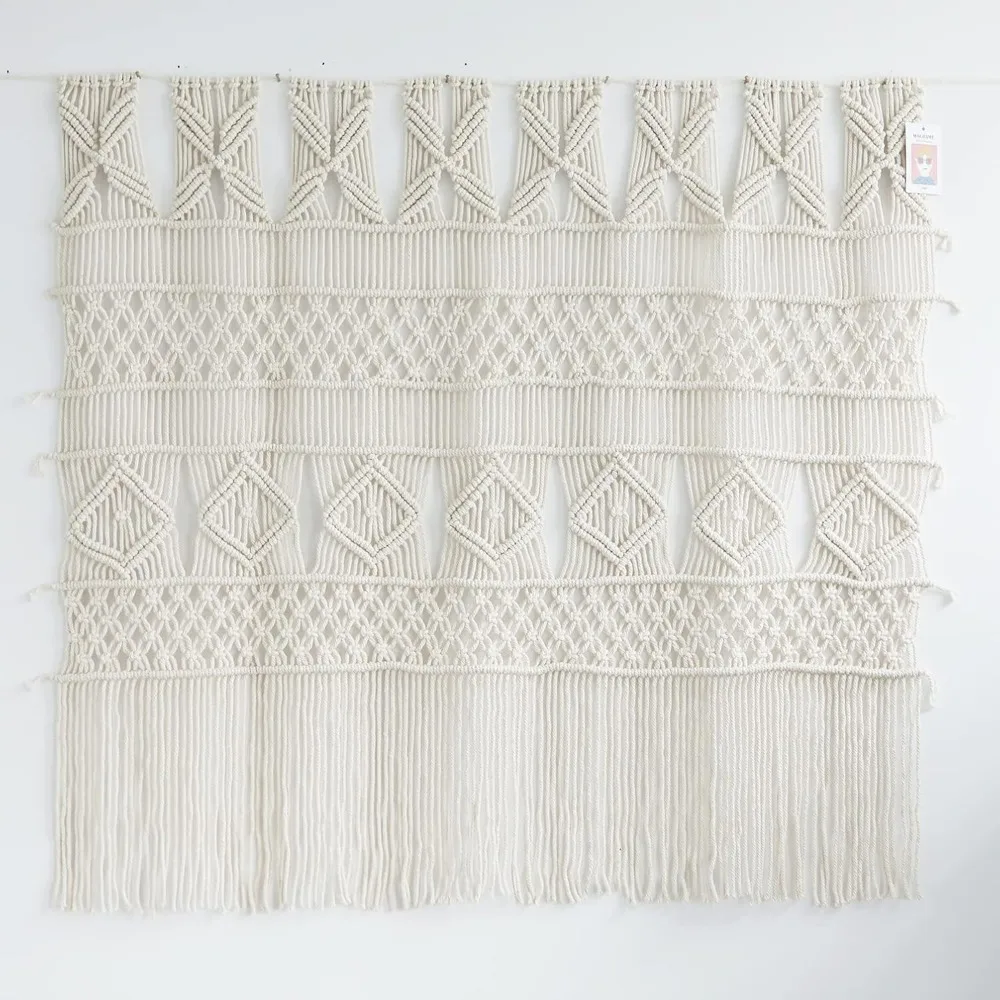 Large Boho Macrame Door Curtain 52"×57" 4 Se76f0cbab67e4f1eaf2cfc015fb00063e
