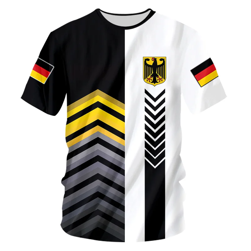 Summer Flag of Germany 3D printed T-shirt Men's fashion trend Harajuku super large T-shirt casual round neck srta Top Streetwear
Summer Flag of Germany 3D printed T-shirt Men's fashion trend Harajuku super large T-shirt casual round neck srta Top Streetwear