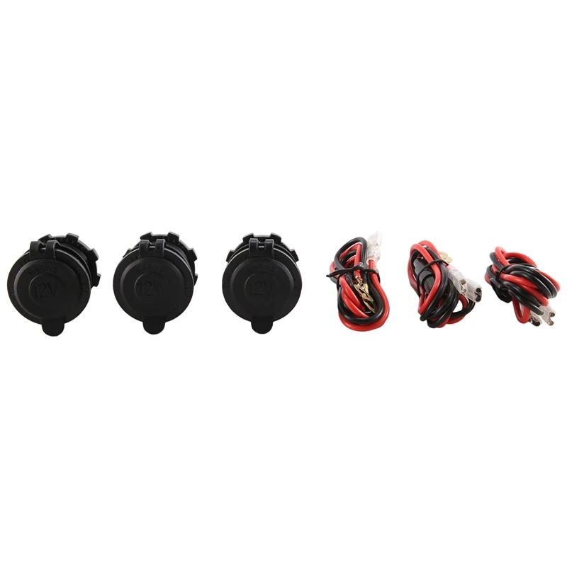 3Pcs Car Cigarette- Lighter Socket Cigarette- Lighter Adapter 12V Power Waterproof Socket For Marine ATV RV Motorcycle
3Pcs Car Cigarette- Lighter Socket Cigarette- Lighter Adapter 12V Power Waterproof Socket For Marine ATV RV Motorcycle
