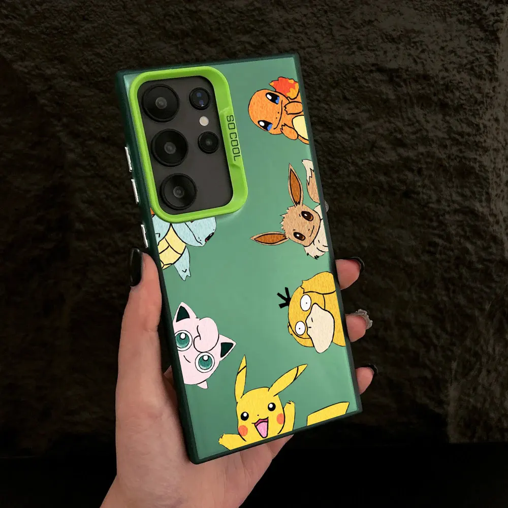 Anime Pocket Monster S25 Case For Samsung S25 S24 Ultra Pokemons For Galaxy S23 S22 S21 FE S20 Ultra Plus Shockproof Phone Cover Anime Pocket Monster S25 Case For Samsung S25 S24 Ultra Pokemons For Galaxy S23 S22 S21 FE S20 Ultra Plus Shockproof Phone Cover